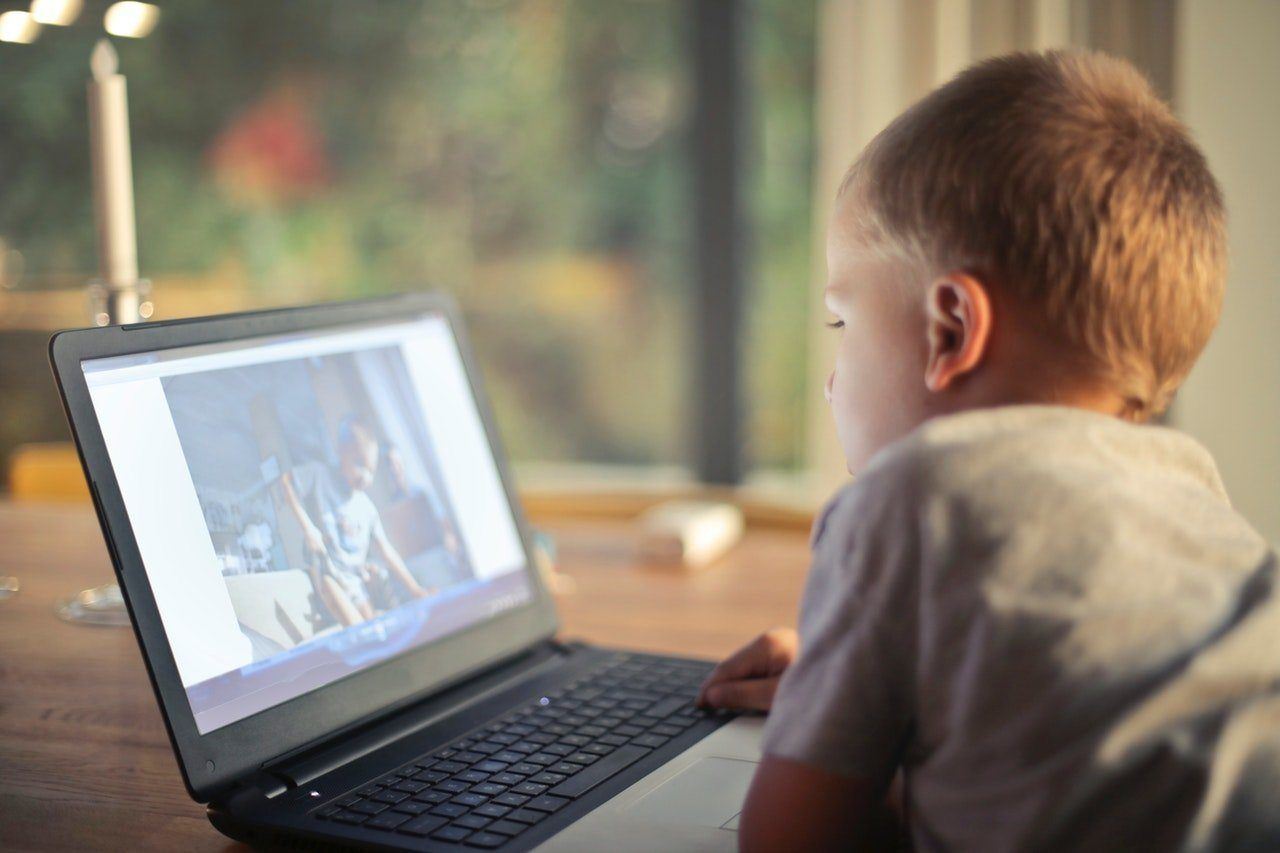 visual media room in nursery